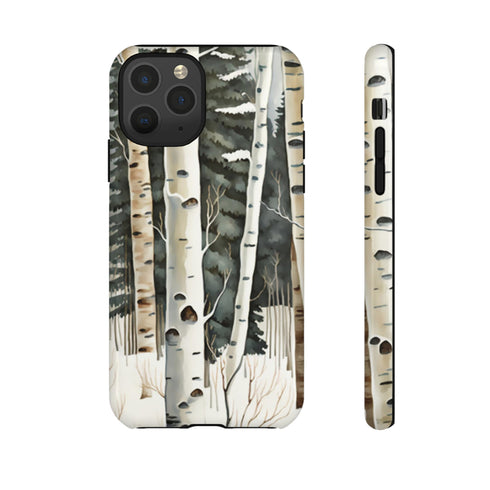 Winter Aspen Trunks - Impact Resistant Phone Case